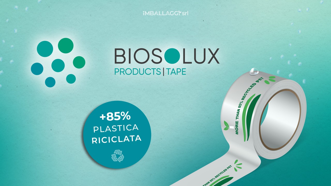 Biosolux® Tape - nastro adesivo 85% riciclato